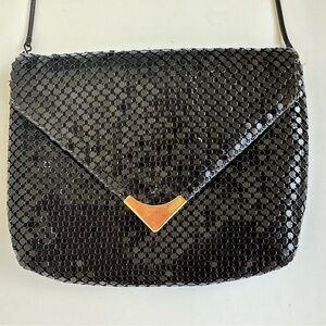 TMO Black Sequins Crossbody Bag